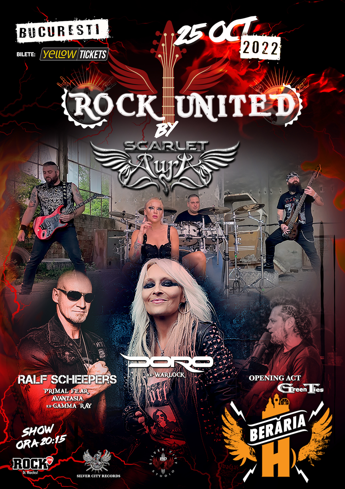 Rock United By Scarlet Aura 
