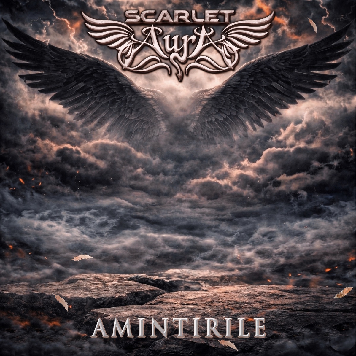 Scarlet Aura – Amintirile single cover