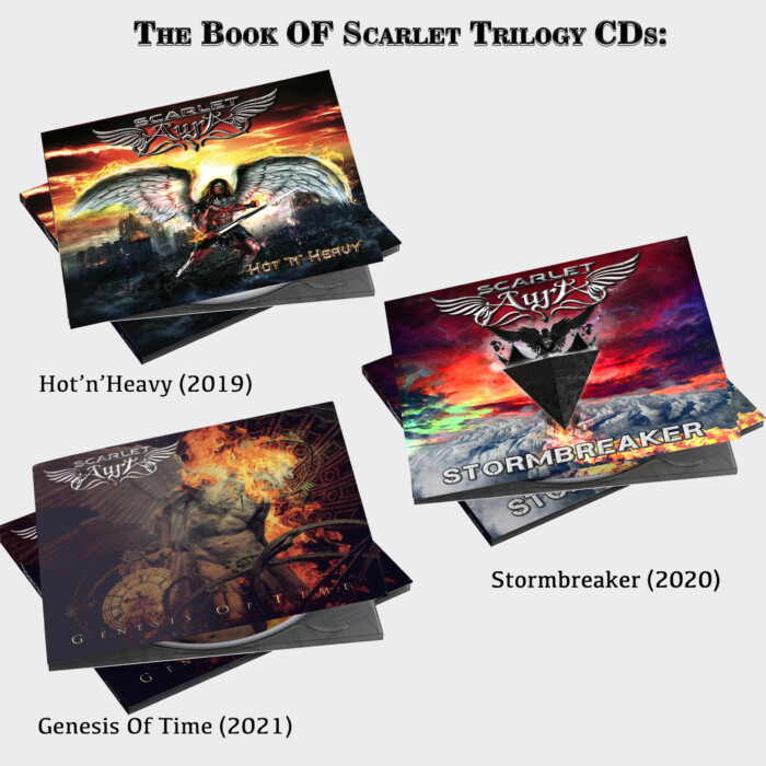 The Book of Scarlet Trilogy 3CDs: