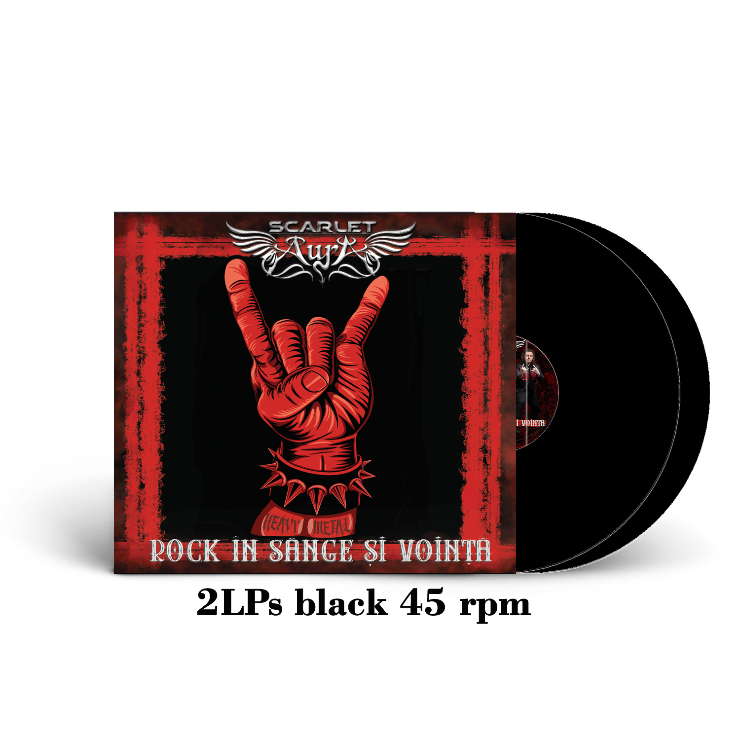 Rock in Sange si Vointa 2LP black 45 rpm Scarlet Aura